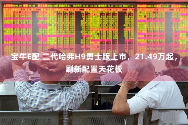 宝牛E配 二代哈弗H9勇士版上市，21.49万起，刷新配置天花板